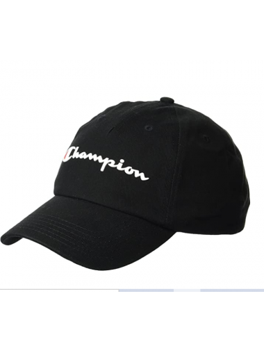 Champion Men's Ameritage Dad Adjustable Cap- Black
